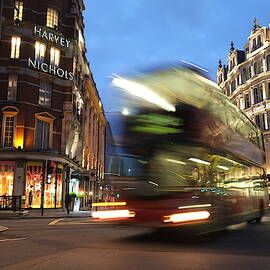 Double Decker Bus Blur by Michael Gerbino