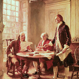 Drafting Of The Declaration by Bettmann