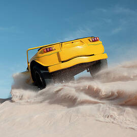 Driving On Sand, Jericoacoara, Brazil by Tunart