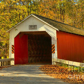 Eagleville Covered Bridge by Adam Jewell