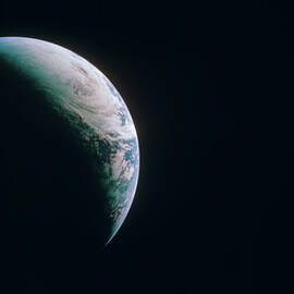 Earth From Apollo 4 by Space Frontiers