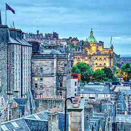 Edinburgh at dusk by Bruce Block