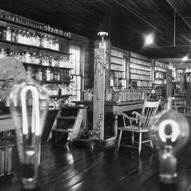 Edisons Lab by Hulton Archive