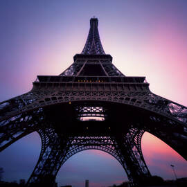 Eiffel Tower At Sunset by Zeb Andrews