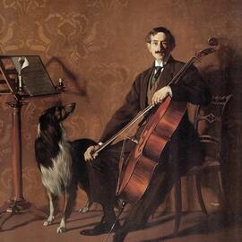El Violonchelista Juan De Azurmendi by Ignacio Zuloaga