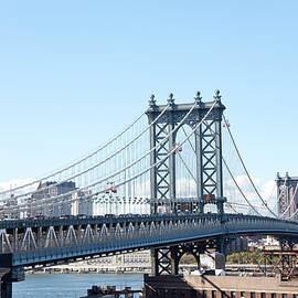 Elevated View On The Manhattan Bridge by William Andrew