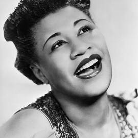 Ella Fitzgerald Singing by Bettmann
