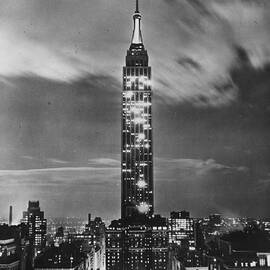 Empire State Night by Fox Photos