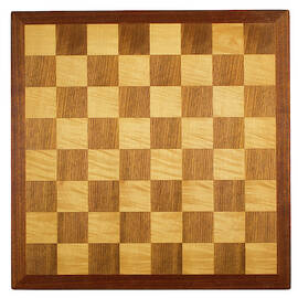 Empty chess board by Seeables Visual Arts
