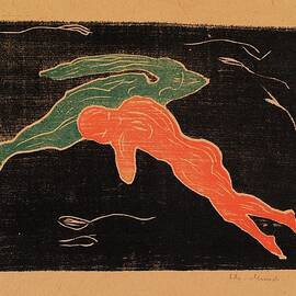 Encounter In Space by Edvard Munch