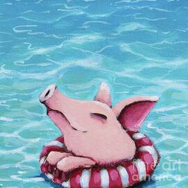 Enjoying the water by Lucia Stewart
