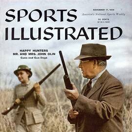 Evelyn And John Olin, Pheasant Hunting Sports Illustrated Cover by Sports Illustrated