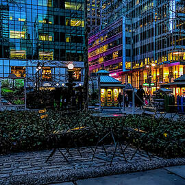 Evening in Bryant Park by Alison Frank