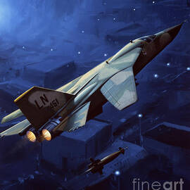 General Dynamics F-111 Aardvark by Jack Fellows