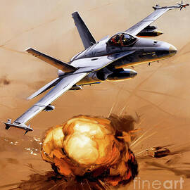 McDonnell Douglas F/A-18 Hornet by Jack Fellows