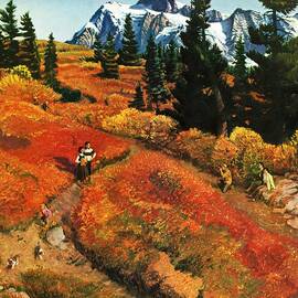 Fall Photo Op by John Clymer