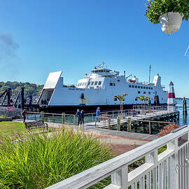 Ferry Boat, Port Jefferson Ny by Claudia Uripos