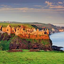 Field With Castle Ruins by Riccardo Spila