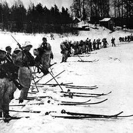 Finnish Troops by Hulton Archive