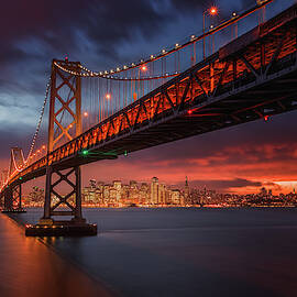 Fire Over San Francisco by Toby Harriman