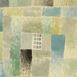 First House Of A Settlement by Paul Klee
