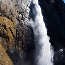 First Light On Upper Yosemite Fall At by Rachid Dahnoun