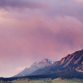 First Light Peeking Over Top Of Boulder by Beklaus