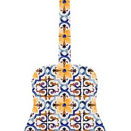 Flamenco Guitar - 07 by AM FineArtPrints