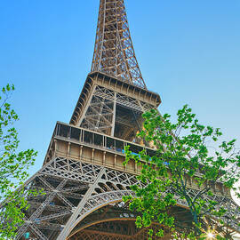 France, Ile-de-france, Paris, Eiffel Tower, View Of The Tower From Below by Luca Scamporlino