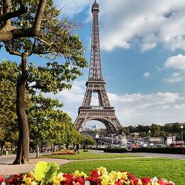 France, Ile-de-france, Paris, Tour Eiffel, Invalides, Eiffel Tower by Massimo Ripani
