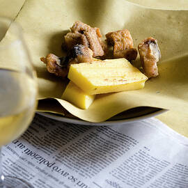 Fried Eel With Polenta by Stefano Scata