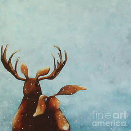 Friends keep each other warm by Lucia Stewart