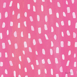 Fruity Flamingos Pattern Ivb by Farida Zaman