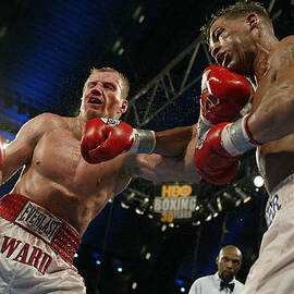 Gatti And Ward Trade Punches by Al Bello