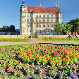 Germany, Mecklenburg-western Pomerania, Gustrow, Rostock District, Schloss Gustrow And Gardens. by Francesco Carovillano