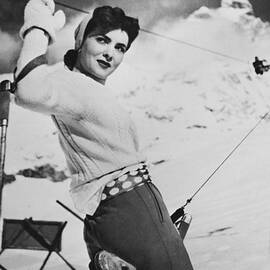 Gina Lollobrigida, Italian Actress At by Keystone-france