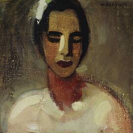 Girl From California by Helene Schjerfbeck