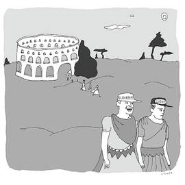 Gladiators and Lions by Liana Finck