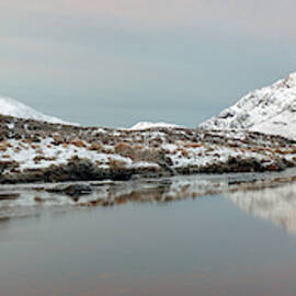 Glencoe Snow Mountain Winter Sunrise by Grant Glendinning