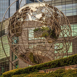 Globe Sculpture at Columbus Circle by Susan Candelario