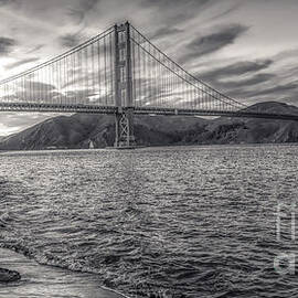Golden Gate Bridge in Black and White by Stefano Senise