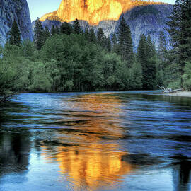 Golden Light On Half Dome by Mimi Ditchie Photography