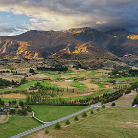 Golf Course, Arrowtown, New Zealand by Rainer Mirau