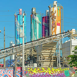 Graffiti Covered Tanks & Walls by Laura Zeid