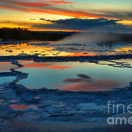 Great Fountain Sunset 2019 by Adam Jewell