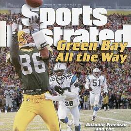 Green Bay Packers Antonio Freeman, 1997 Nfc Championship Sports Illustrated Cover by Sports Illustrated