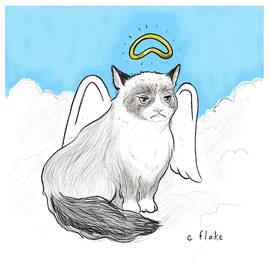 R.I.P., Grumpy Cat by Emily Flake