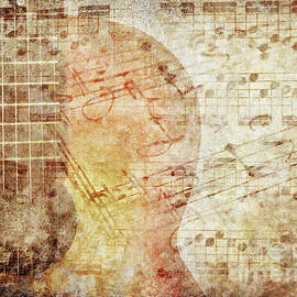 Grunge Music Art by Jelena Jovanovic