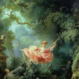 Happy Accidents On The Swing by Jean-honore Fragonard
