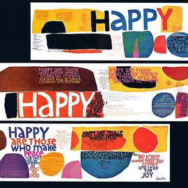 Happy Collage by Sister Corita Kent